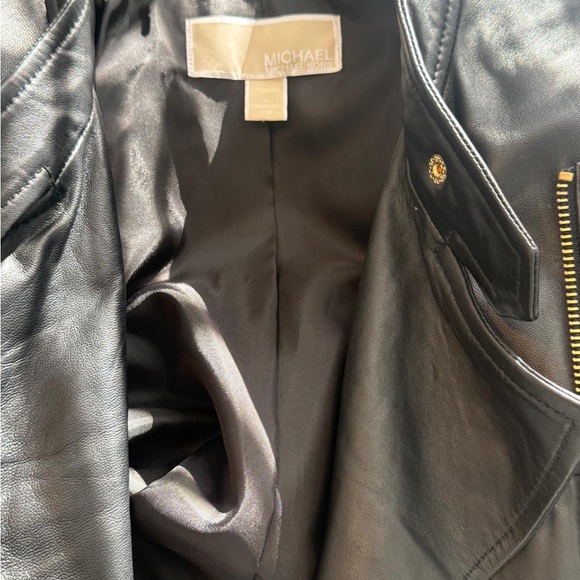 Michael Kors Leather jacket - Picture 5 of 6